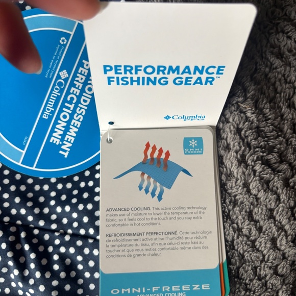 NWT Columbia PFG Freezer III dress with polka dots - Picture 4 of 7